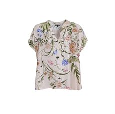 BLACK COLOUR BLUSE, BCZENNIA BLOUSE, CHAMPAGNE FLOWER